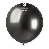 Globo 19" GB150 Gris espacial "Latex Space Grey #090" 25uds